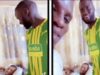 Maladie de Djiby Ama : Cheikhou Kouyaté lui rend visite et lui offre une grosse somme d’argent(Vidéo)