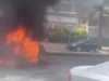 Urgent – Incendie aux Almadies, une Ford Escape prend feu