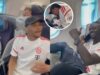 Sadio Mané et lorey sane dans l’avion en tout complicité